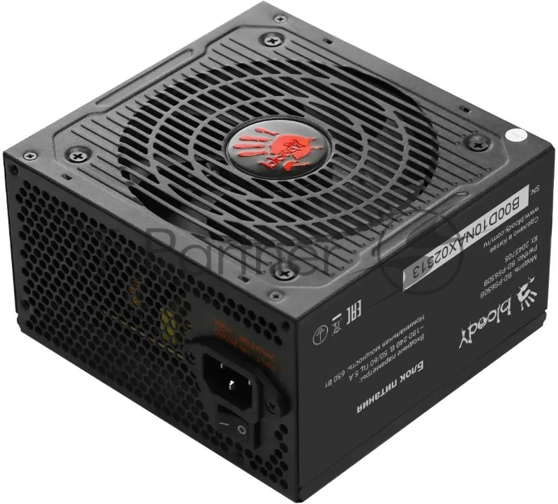 Блок питания Bloody ATX 650W BD-PS650B 80+ bronze (20+4pin) APFC 120mm fan 6xSATA RTL