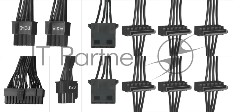 Блок питания Bloody ATX 500W BD-PS500W 80 PLUS WHITE (20+4pin) APFC 120mm fan 6xSATA RTL