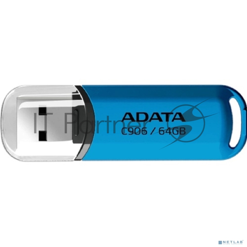 Флеш Диск A-DATA 64GB <AC906-64G-RWB> Classic C906, USB 2.0, Синяя