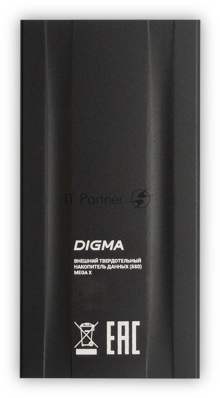 Накопитель SSD Digma USB3.2 Gen2x2 4TB DGSM8004T2MGG MEGA X 1.8 темно-серый