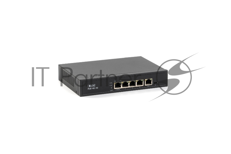 Коммутатор SKAT PoE-4E-1G PoE Plus 65Вт порты: 4-Ethernet 1-Uplink