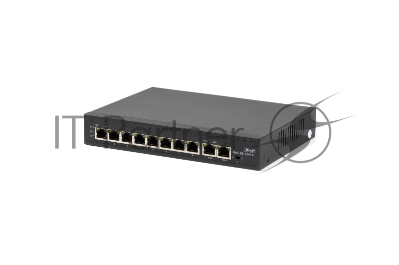 Коммутатор SKAT PoE-8E-2G v.2 PoE Plus 120Вт порты: 8-Ethernet 2-Uplink
