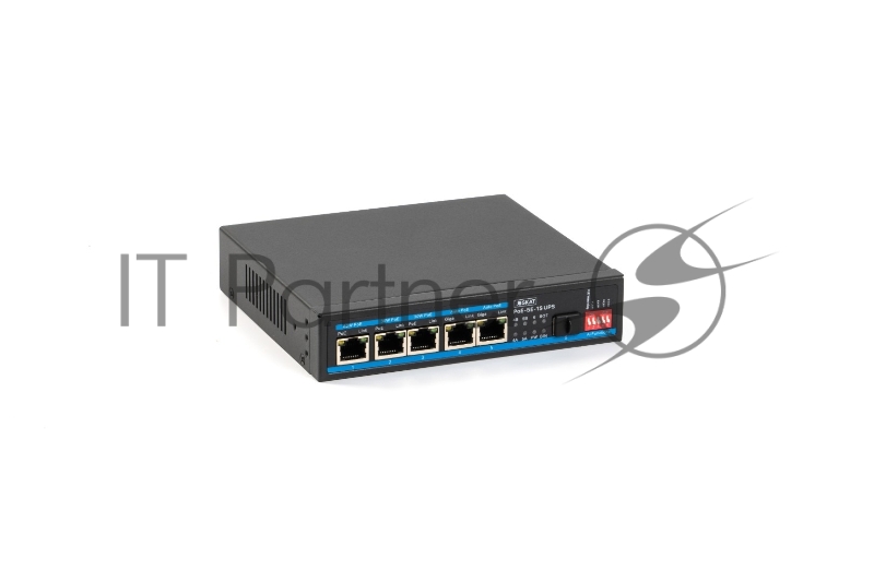 Коммутатор бесперебойный SKAT PoE-5E-1S UPS POE 120Вт порты: 5-Ethernet 1-Uplink