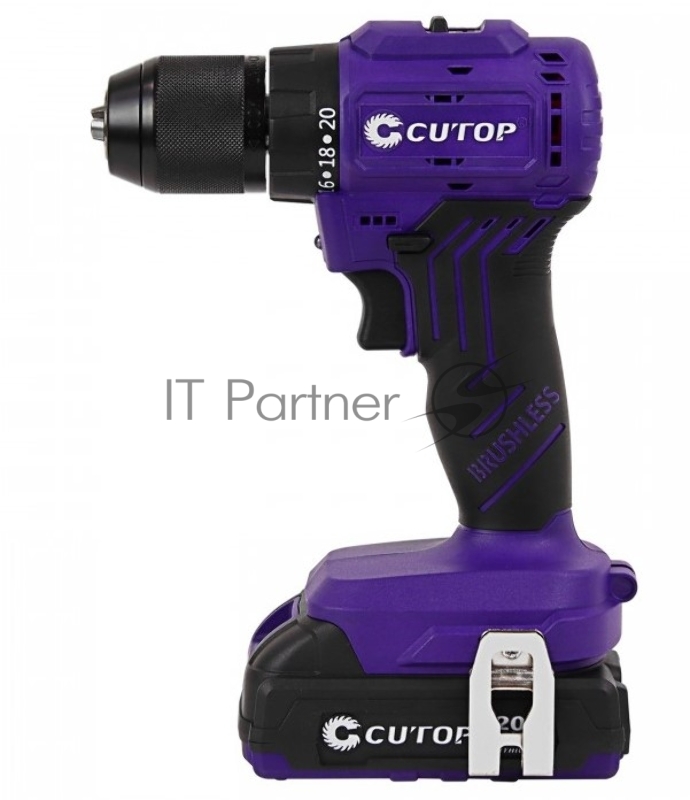 Шуруповерт Cutop E-Profi 20В, 13мм, 2 Батареи, 2ач, З/у (кулер), пл. бокс.