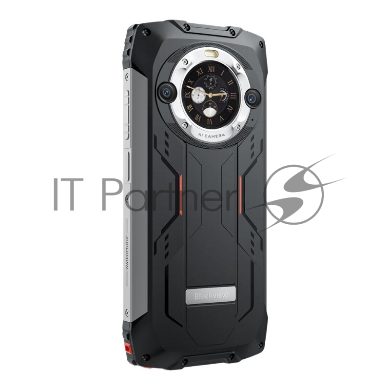 Смартфон BlackView BV9300Pro MT6789V/CD(G99) 8С RAM8Gb ROM256Gb 6,7 IPS 1080x2388 2G 3G 4G Android 13 64Mpix 32Mpix NFC GPS 802.11 a/b/g/n/ac GSM NFC TouchSc TF card 1Tb 15080mAh 33W Fast Charge черный с оранжевой рамкой