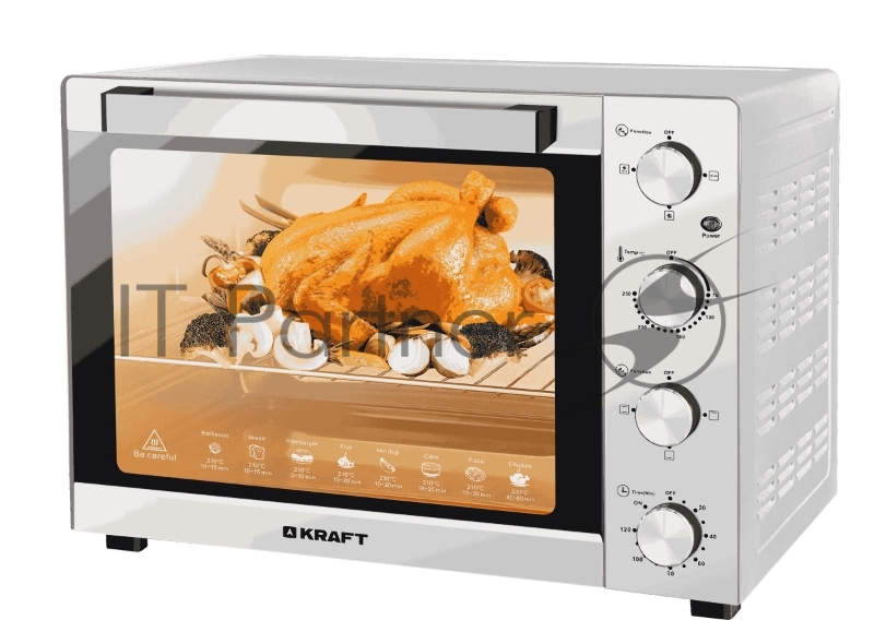 Мини-печь KRAFT KFC-MO 6010 HRKW белый