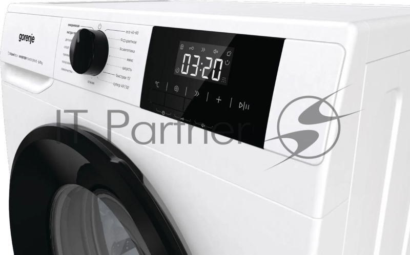 Стиральная машина Gorenje W1NGPI72SBS/C, с фронтальной загрузкой, с паром, 7кг, 1200об/мин, инверторная, белый