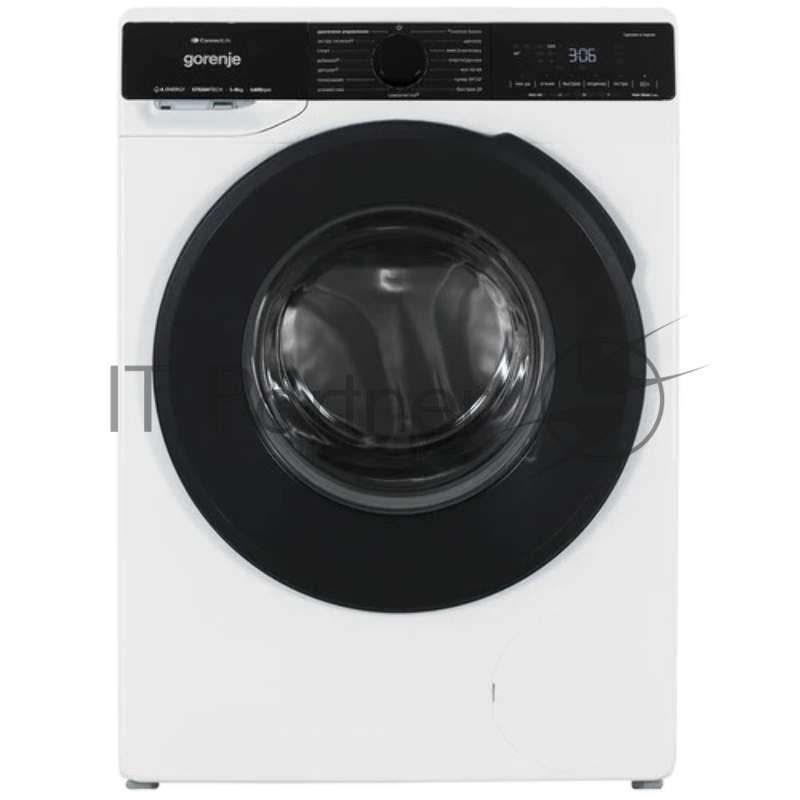 Стиральная машина Gorenje WPNA84A2TWIFI/C, с фронтальной загрузкой, с паром, 8кг, 1400об/мин, инверторная, белый