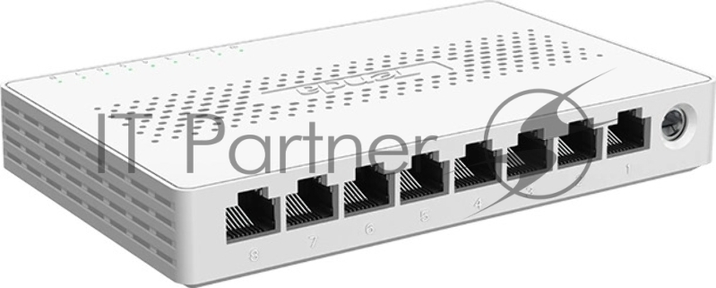 Коммутатор неуправляемый Tenda SM108, 8 портов, 8x2,5Гбит/с, настольный, пластиковый корпус