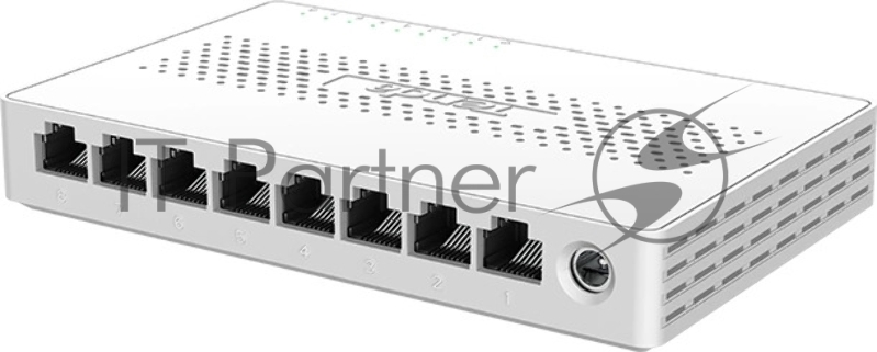 Коммутатор неуправляемый Tenda SM108, 8 портов, 8x2,5Гбит/с, настольный, пластиковый корпус