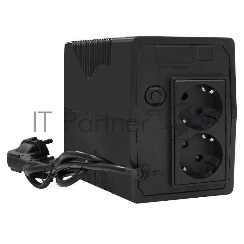 ИБП ExeGate Power Back BNB-1000.LED.AVR.2SH <1000VA/550W, LED, AVR, 2*Schuko, Black>
