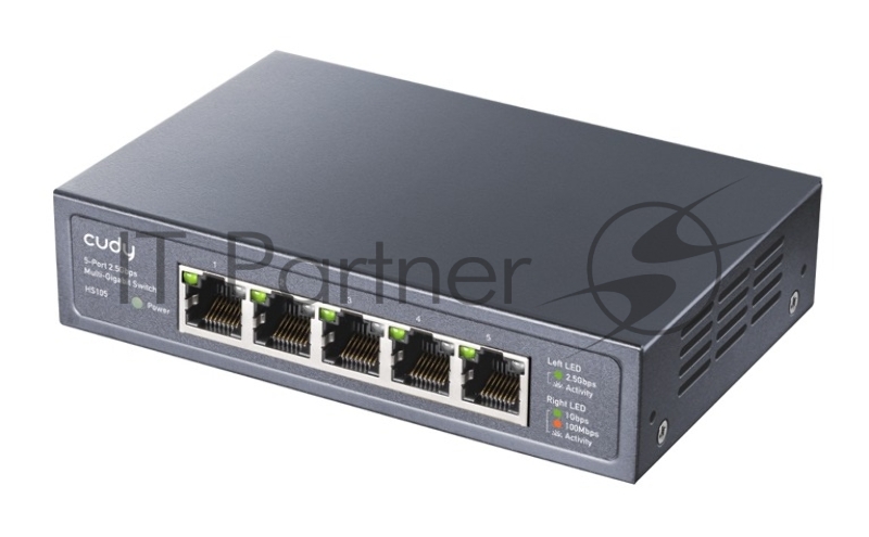 Коммутатор Cudy HS105 (L2) 5x2.5Гбит/с неуправляемый