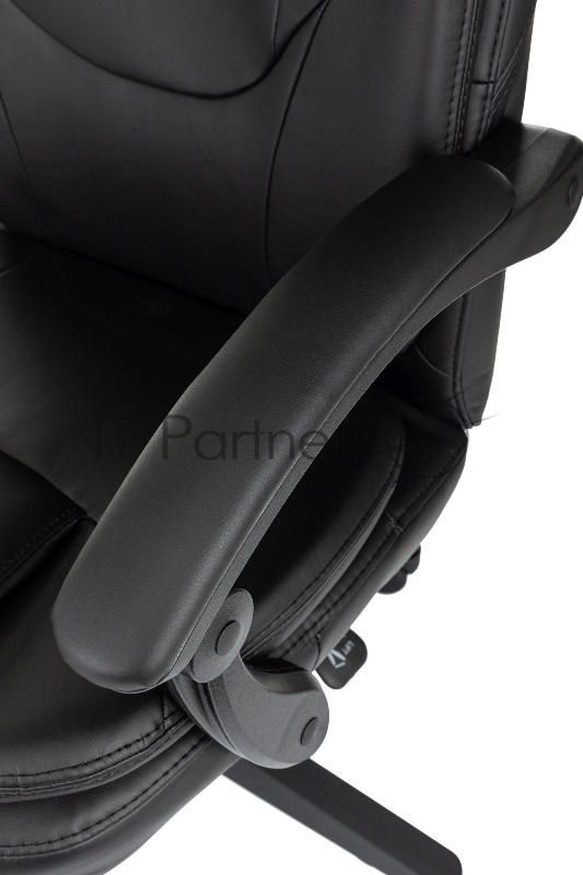 Кресло руководителя Бюрократ CH-868N-BF черный эко.кожа крестов. пластик подст.для ног