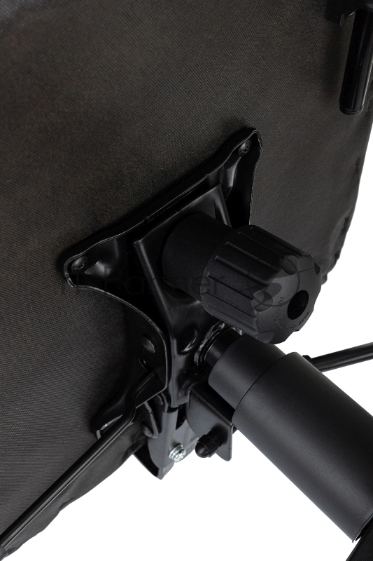 Кресло руководителя Бюрократ CH-868N-BF черный эко.кожа крестов. пластик подст.для ног