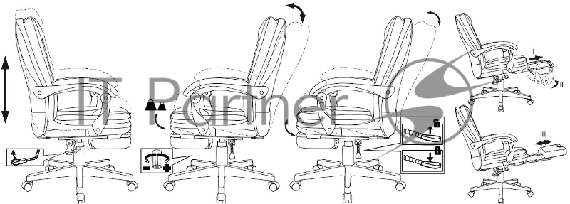 Кресло руководителя Бюрократ CH-868N-BF черный эко.кожа крестов. пластик подст.для ног