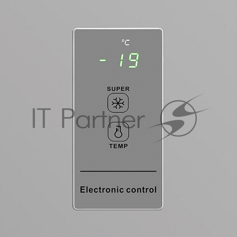 Морозильный ларь Willmark CF-390IDG, ИНВ.КОМПР.310 л.,+10/-30°C,цифр.дисп,3корз,г серый