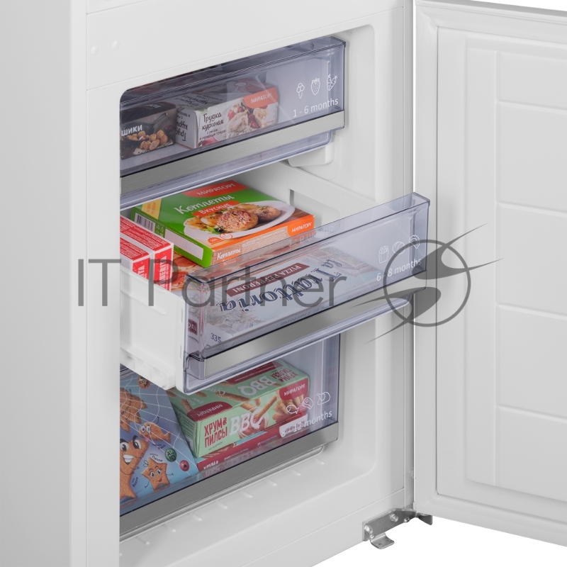 Холодильник Maunfeld MBF177SWGR Inverter 2-хкамерн. (КА-00024613)