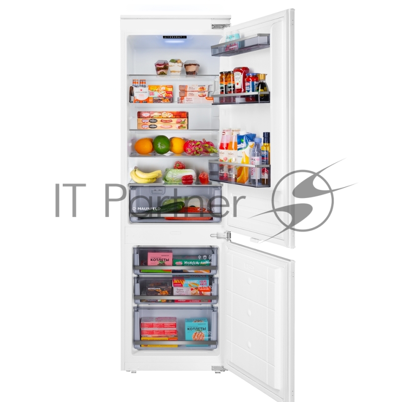 Холодильник Maunfeld MBF177SWGR Inverter 2-хкамерн. (КА-00024613)