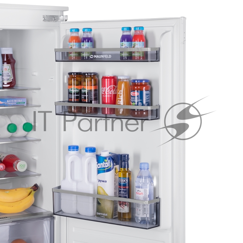 Холодильник Maunfeld MBF177SWGR Inverter 2-хкамерн. (КА-00024613)