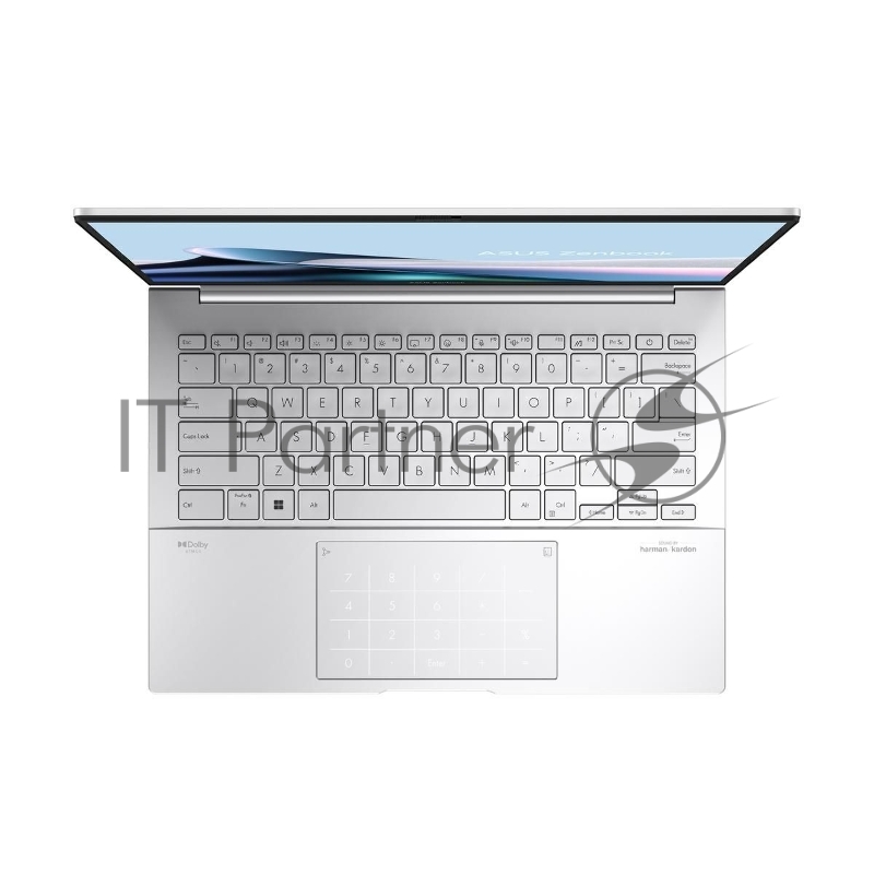 Ноутбук ASUS Zenbook 14 14.0/OLED/FHD/Ultra 7 155H/16Gb/SSD1Tb/Win11H/Серебр кг (90NB11R2-M00ZV0)