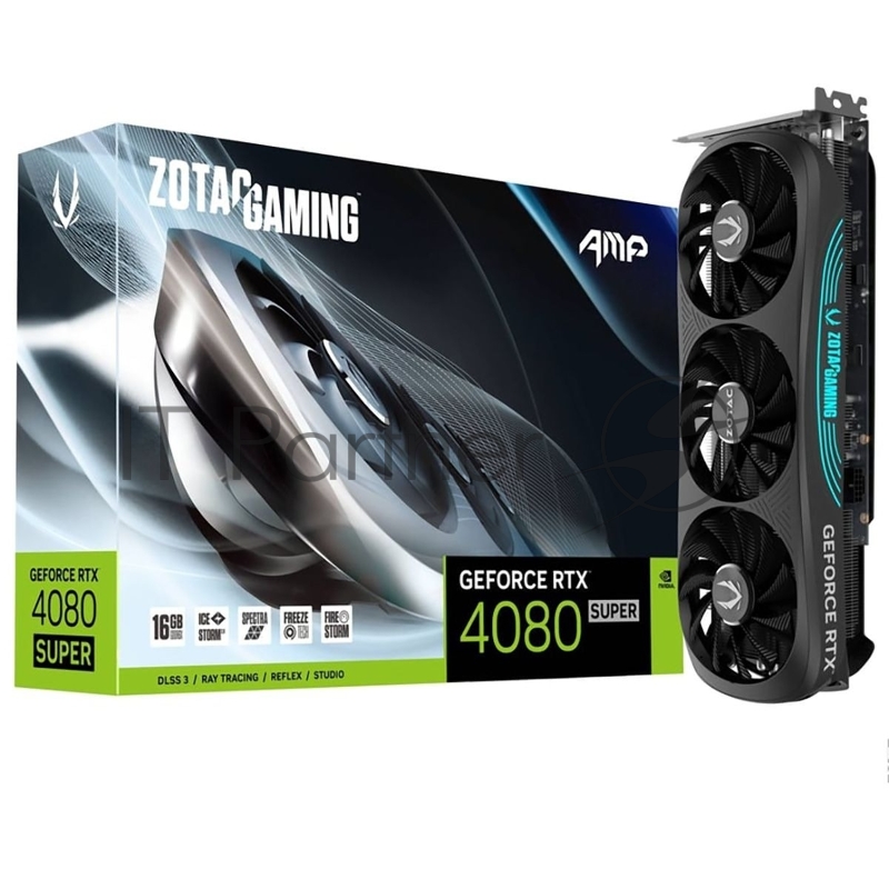 Видеокарта Zotac RTX 4080 SUPER AMP 16GB GDDR6X 256bit 3xDP HDMI Premium Pack