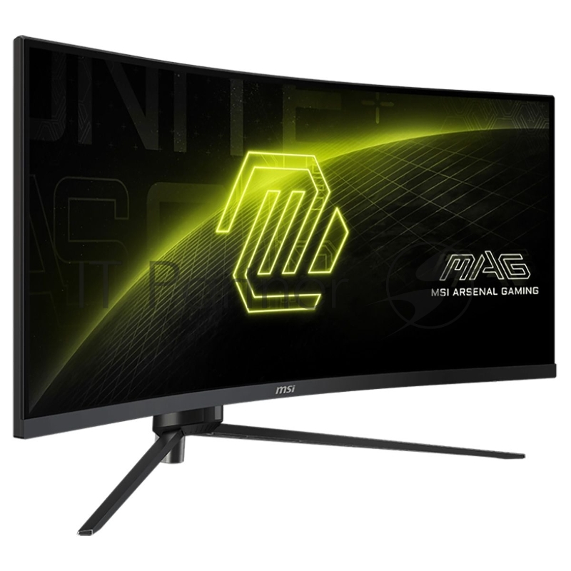 Монитор 34 MSI MAG 345CQR VA, 3440x1440, 180 Гц, 1 мс, 21:9, 300 кд/м2, 178°/178°, 3000:1 (100M:1), Curved 1000R ,2xHDMI, 1xDP, Черный