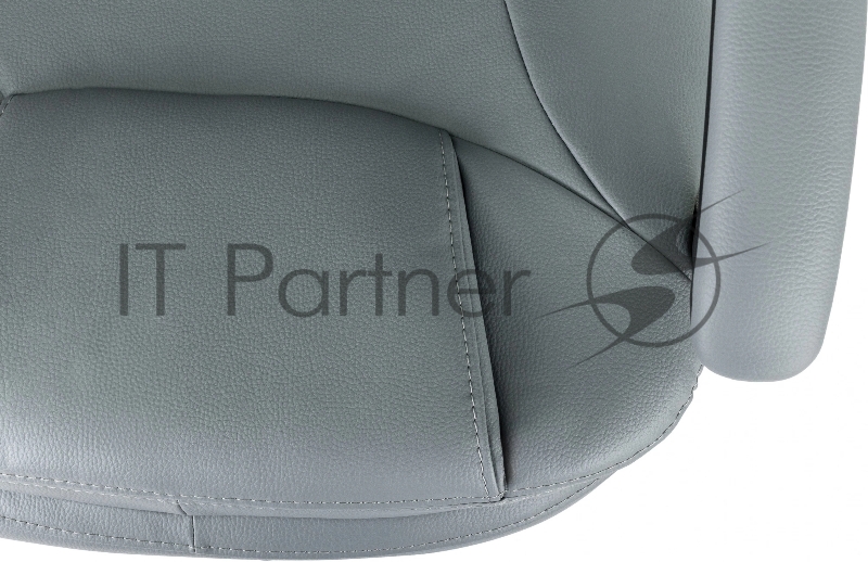 Кресло руководителя Бюрократ CH-868N-BF серый эко.кожа крестов. пластик подст.для ног