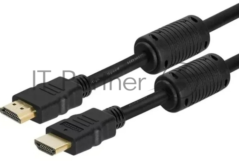 Кабель соединительный аудио-видео Premier 5-813 HDMI (m)/HDMI (m) 0.75м. феррит.кольца черный (5-813 0.75)