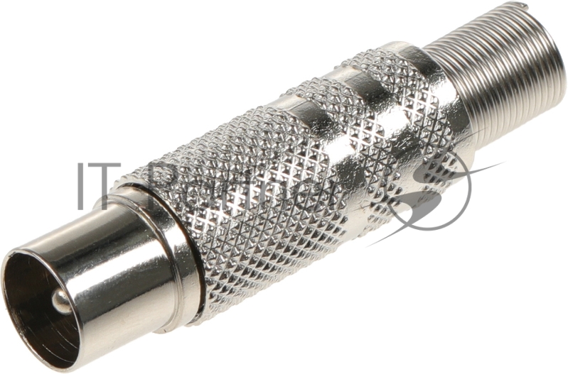 Штекер антенный Premier 4-010/1 Coax (m) серебристый