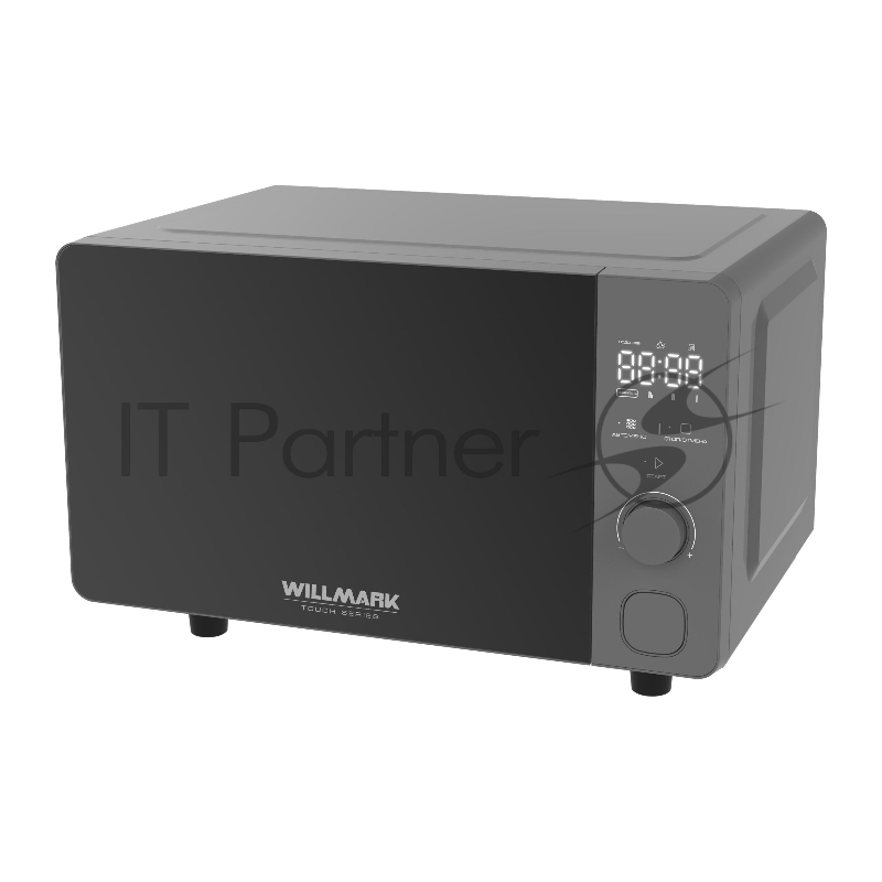 Микроволновая печь WILLMARK WMO-206SG, 20л,700Вт,электр.ПУ,авторазмор прогр, серый