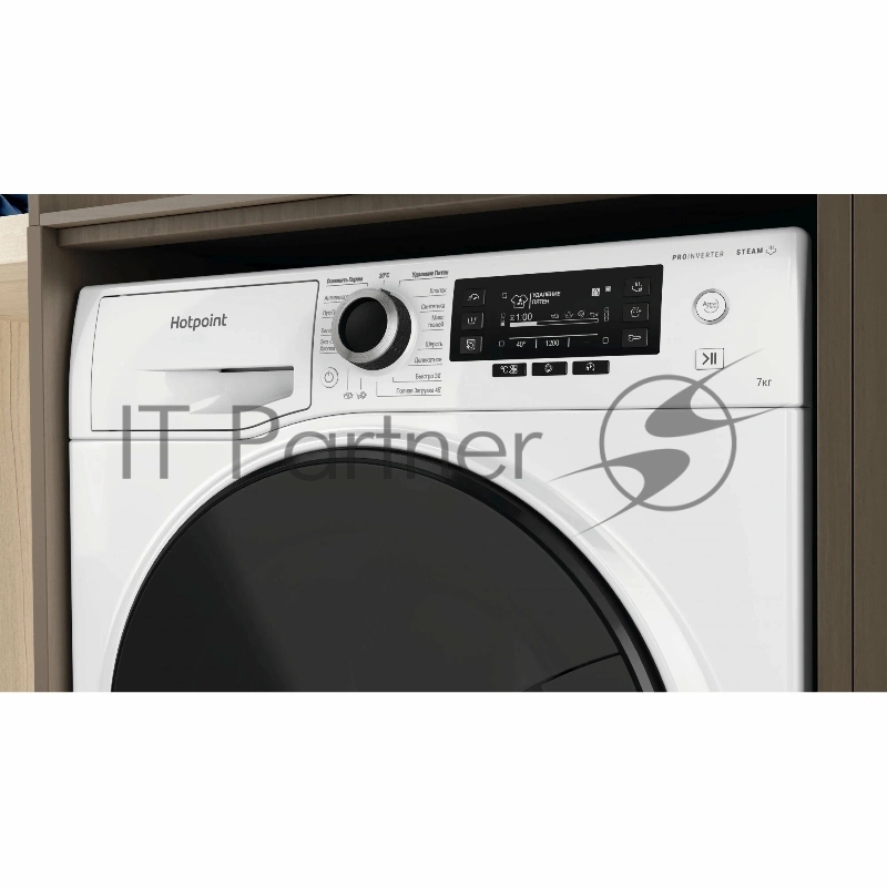 Стиральная машина Hotpoint-Ariston NSD 7249 UD AVE RU (869991655530) белый, загр. фронтальная макс.: 7 кг 1200 об/мин класс: А