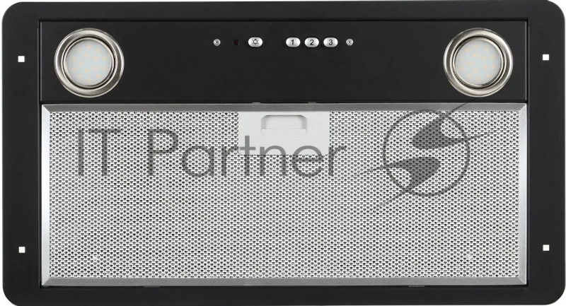 Вытяжка FLAT 52P-650-K3D BLACK/BLACK Elikor