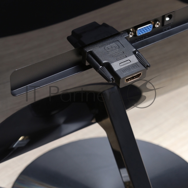 Переходник Rexant (17-6811) ПЕРЕХОДНИК шт.DVI - гн.HDMI GOLD