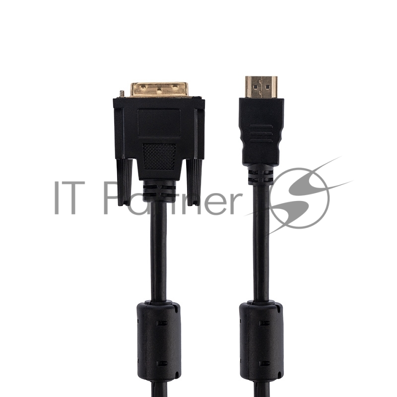 Шнур HDMI - DVI-D с фильтрами, длина 7 метров (GOLD) (PE пакет) REXANT