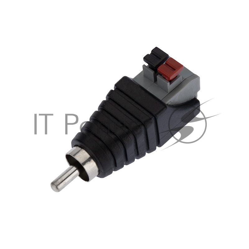 Разъем штекер RCA с быстрозажимной колодкой (блистер) REXANT