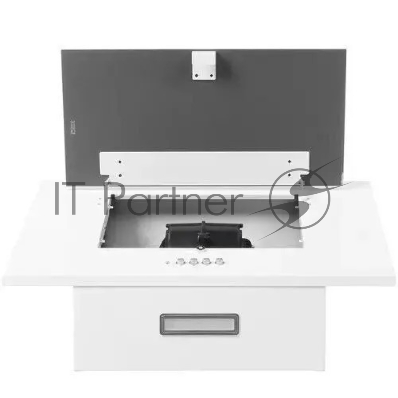 Кухонная вытяжка Elikor КВ Коралл 50П-430-К3Д белый/белое стекло