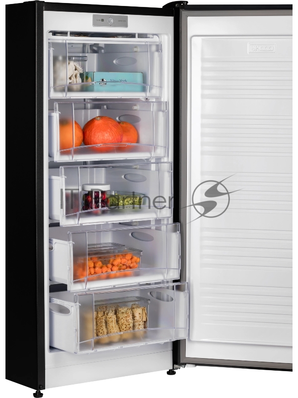 Морозилка NordFrost DF 263 BAP, черный