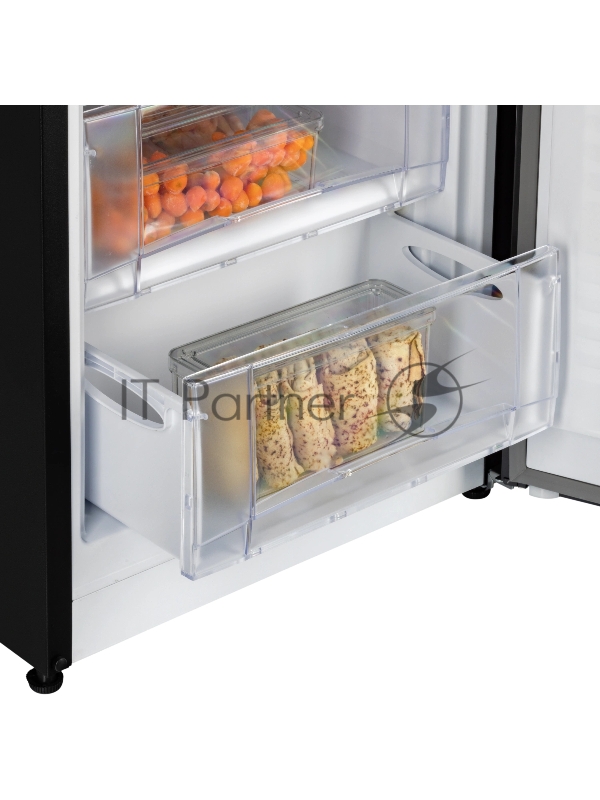 Морозилка NordFrost DF 263 BAP, черный