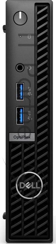 Неттоп Dell Optiplex 7020 Micro i3 14100T (2.7) 8Gb SSD512Gb UHDG 730 Windows 11 Pro GbitEth WiFi BT 90W мышь клавиатура черный (7020-3851)