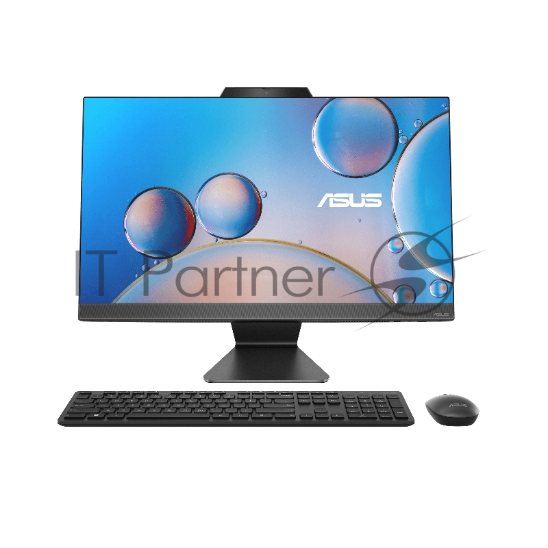 Моноблок ASUS E3402WBA-BPC025M 23.8(1920x1080 (матовый) WVA)/Intel Core i3 1215U(1.2Ghz)/16384Mb/512PCISS UHD Graphics/Cam/BT/WiFi/war 1y/5.4kg/Black/DOS + фикс ножка, беспров. клав./мышь