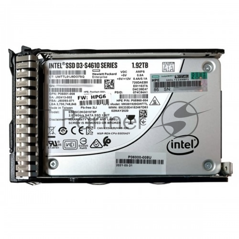 Жесткий диск SSD 240Gb 2.5 HPE SATA RI