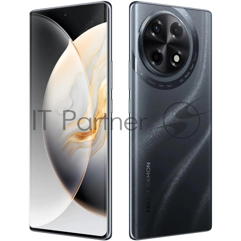 Смартфон Tecno CAMON 30S (CLA5) 6/128GB Celestial Black/чёрный