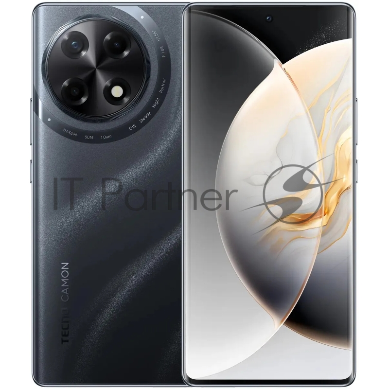 Смартфон Tecno CAMON 30S (CLA5) 6/128GB Celestial Black/чёрный