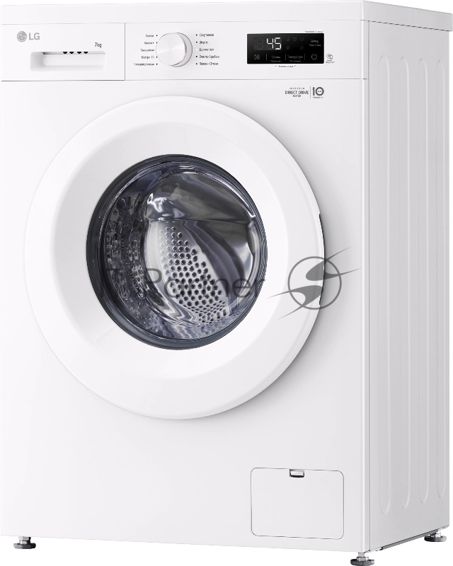 Стиральная машина LG F2Y1HS3W, класс: A загр.фронтальная макс.:7кг, белый