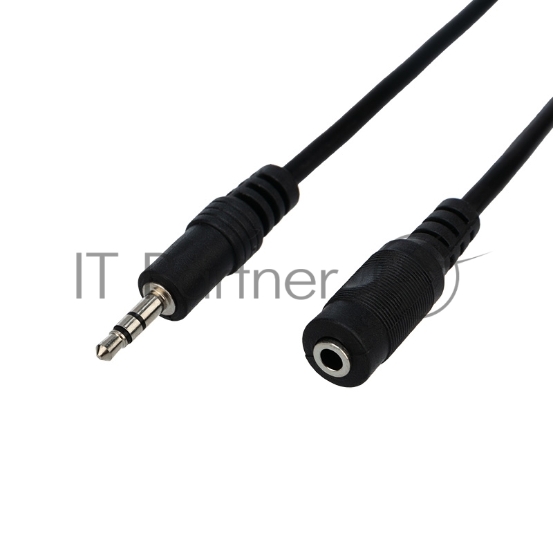 Шнур Стерео 3,5 мм гнездо - Стерео 3,5 мм штекер, длина 5 метров REXANT