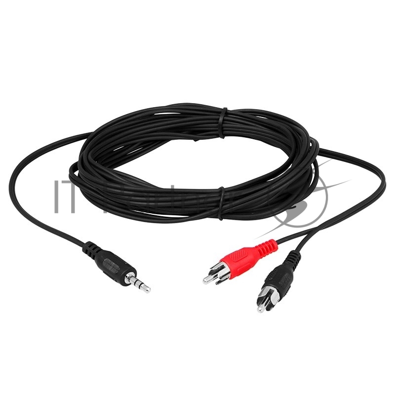 Шнур REXANT Стерео 3,5 мм - 2 RCA, 5 м (10 шт./уп.)