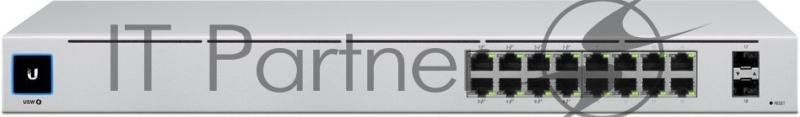Коммутатор Ubiquiti UniFi USW-16-POE 2SFP 8PoE+ 42W управляемый