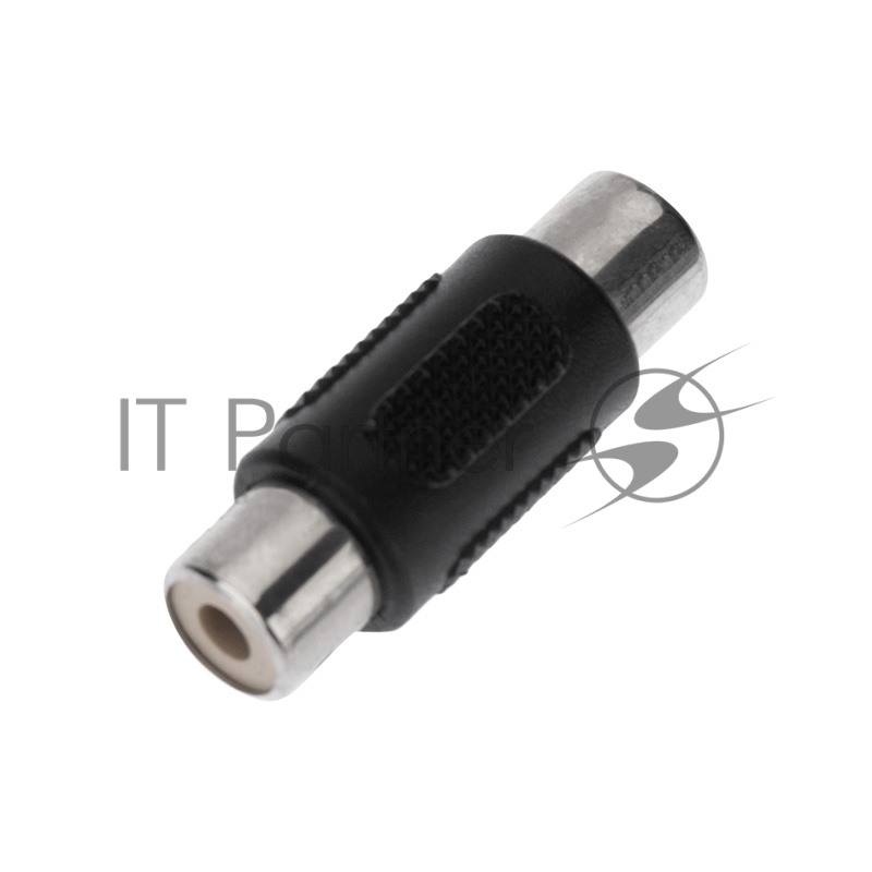 Переходник 1 гнездо RCA - 1 гнездо RCA, монокль REXANT