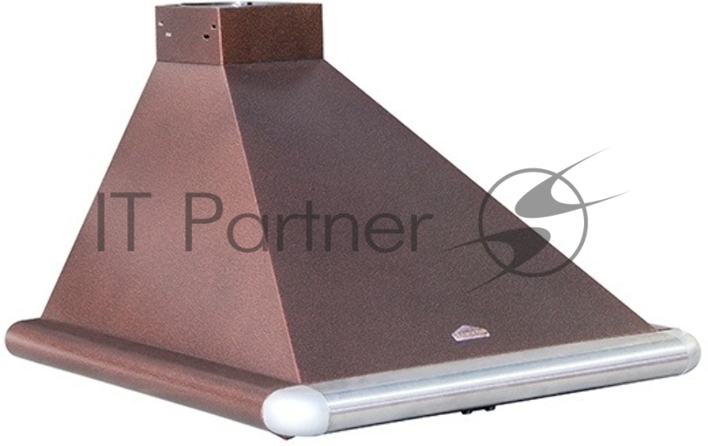 Вытяжка каминная Elikor Сатурн 60П-180-В1Л медный антик/нержавеющая сталь управление: кнопочное (1 мотор)