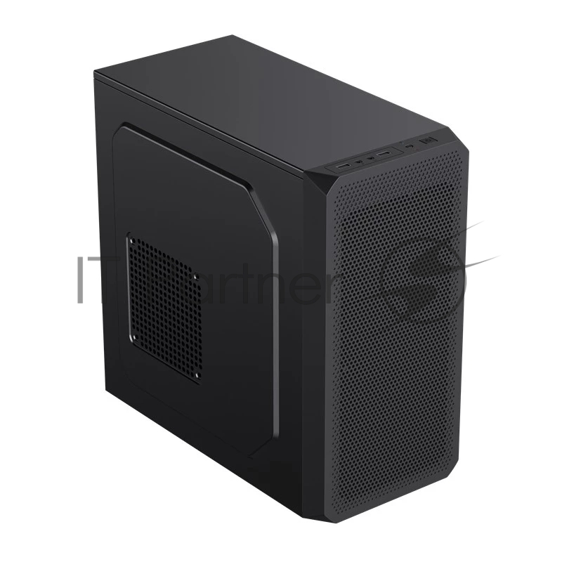 Корпус без блока питания Foxline FL-707-U32 mATX case, black, w/o PSU, w/2xUSB3.0, w/o FAN